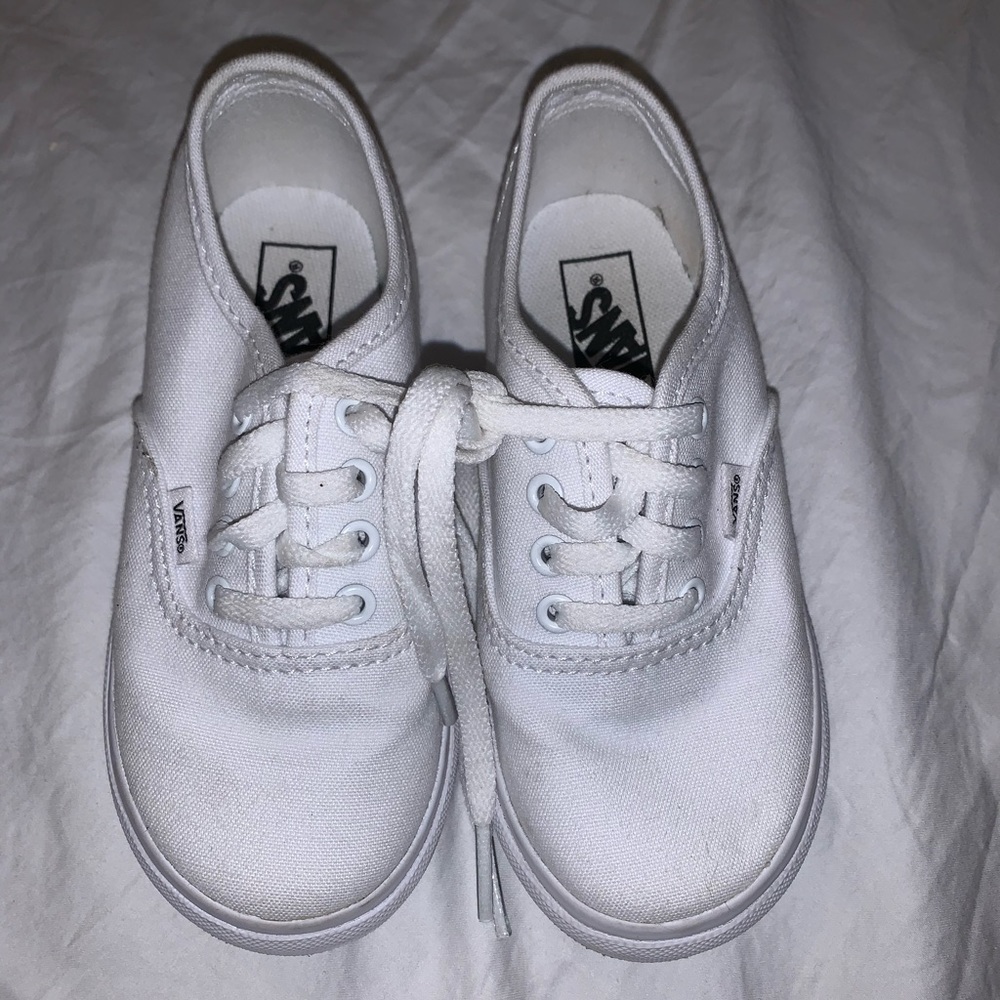 Girls White Vans